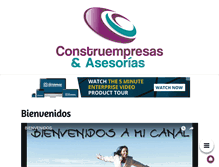 Tablet Screenshot of construempresas.com